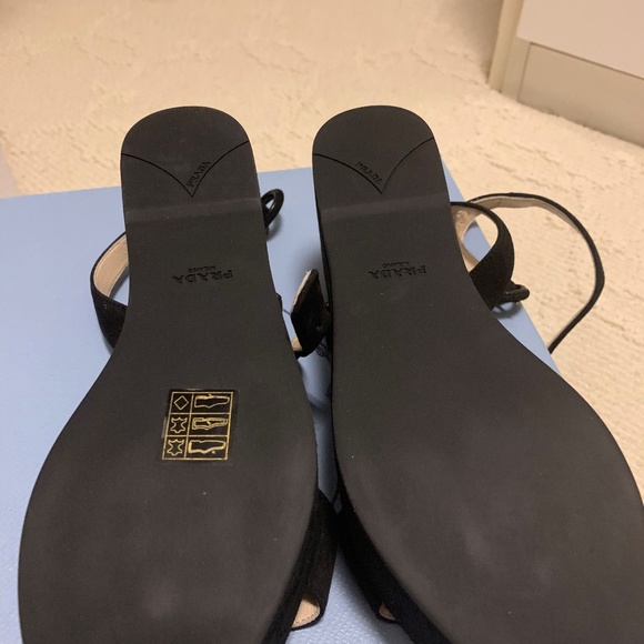 Prada Suede Platform Sandal - Picture 3 of 3